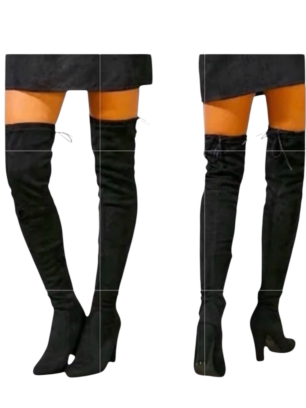 Catherine Malandrino Sorcha Over the Knee Black Suede Boots Women’s 9